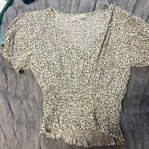 Cute Green floral top